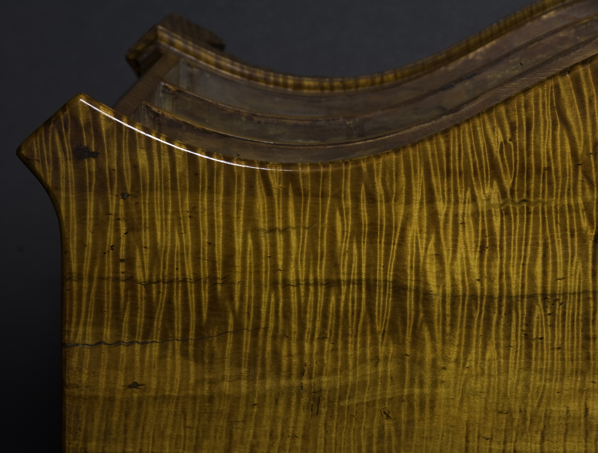 Tiger maple is one of the most beautiful figured woods available in the US.