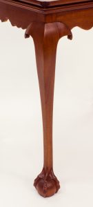 Cabriole legs come in all shapes and sizes, and were included in a variety of furniture forms.