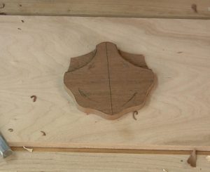 Draw a few reminder arrows at different points on the shell showing the direction you should carve.