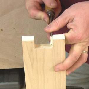 Paring vertically takes a bit of practice.