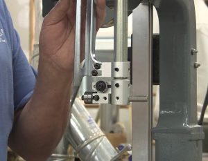 Carter guides are a key element of the 30-minute bandsaw rehab.