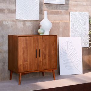 A Mid-Century Modern Bar is an excellent project for woodworkers of all levels.