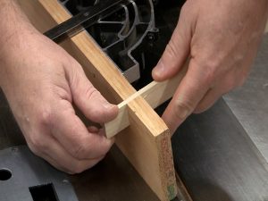 Make sure the pin material is a snug slip fit into the auxiliary fence.